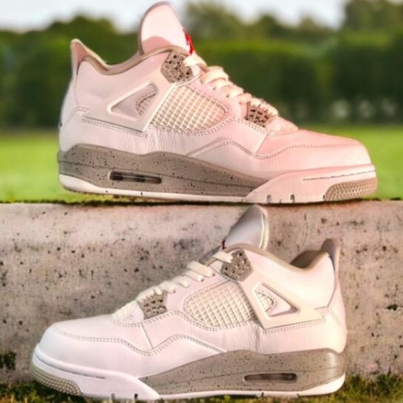 Air Jordan 4 White Oreo Basketball Shoes Sneakers
